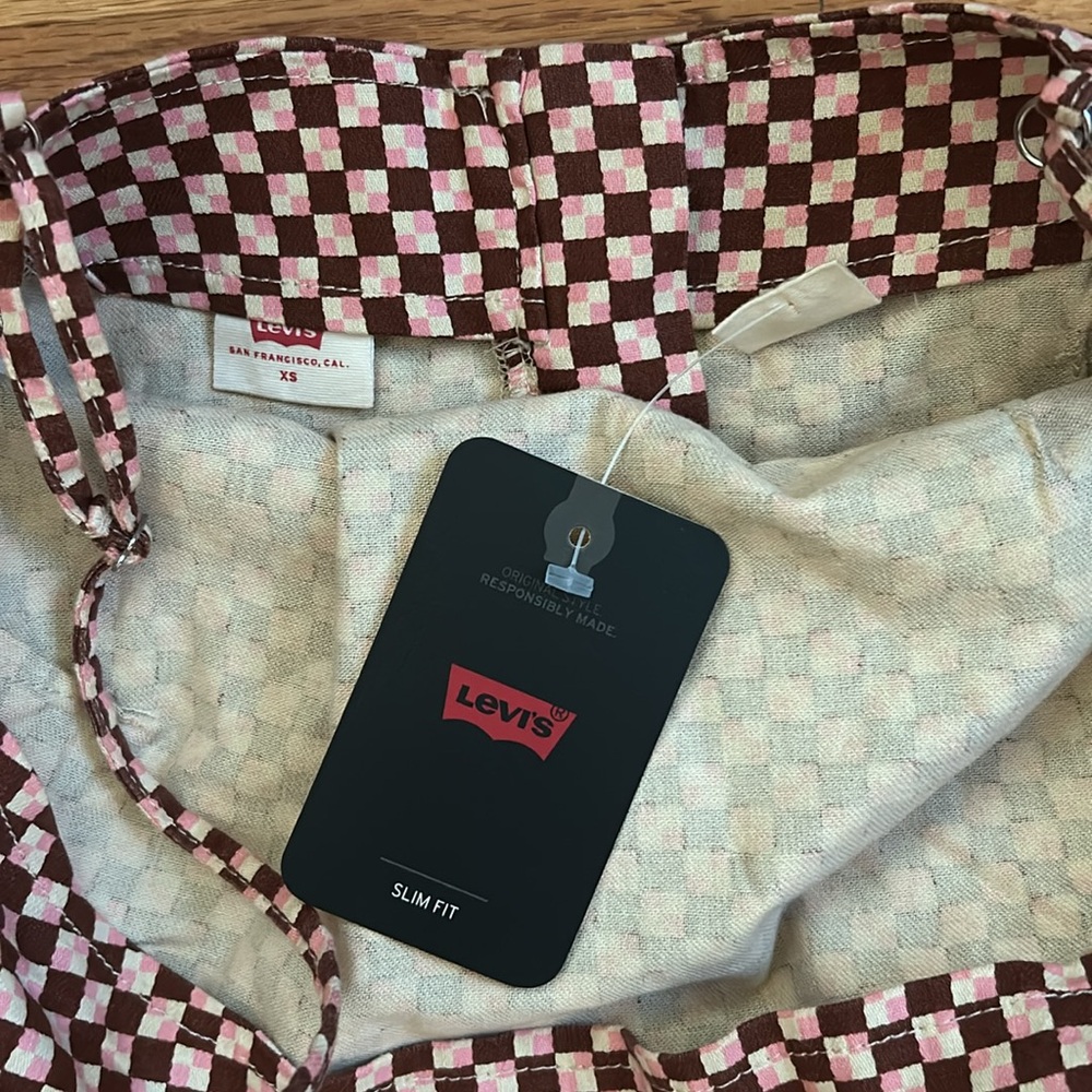 NWT Levi’s Danny Dress- Mahogany- Red - Picture 4 of 7
